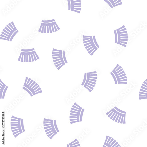 Canvastavla miniskirt vector glyph seamless pattern miniskirt sign illustration