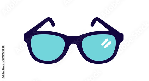 Tableau sur toile Pair of Sunglasses Vector Illustration