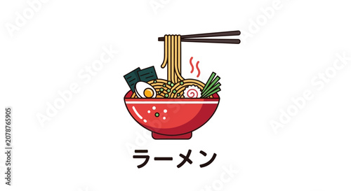 Obraz na płótnie Ramen Vector Illustration