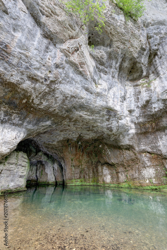 Source du Lison à Nans‑sous‑Sainte‑Anne dans le département du Doubs