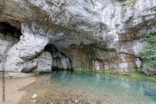 Source du Lison à Nans‑sous‑Sainte‑Anne dans le département du Doubs