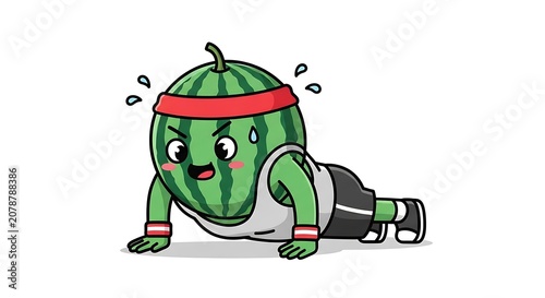 Cartoon green monster carrying a backpack.