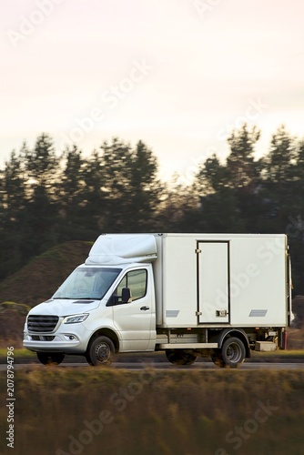 Cargo van for logistics service