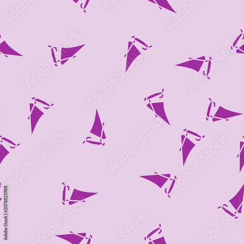 Obraz na płótnie felucca ancient ship vector glyph seamless pattern felucca ancient ship sign ill