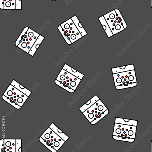 Photography penalty kill ice hockey sport game vector seamless pattern penalty kill ice hock