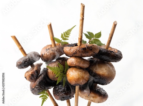 Wild Mushroom Skewers