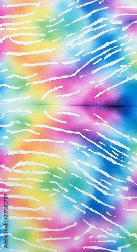 Colorful Abstract Background with Dynamic Light Streaks.