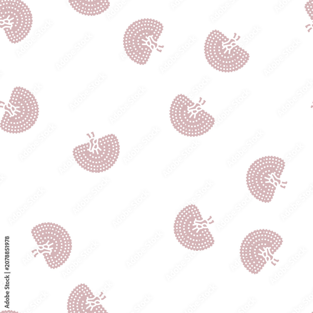 Fototapeta premium peacock wild bird vector glyph seamless pattern peacock wild bird sign illustration