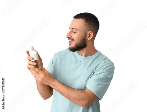 Handsome young happy man wi...