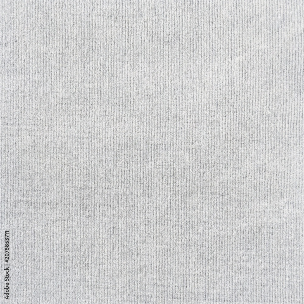 Fototapeta premium Light grey fine ribbed fabric textured surface background