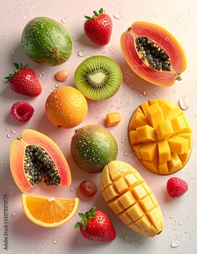 A vibrant arrangement of fresh fruits (13)