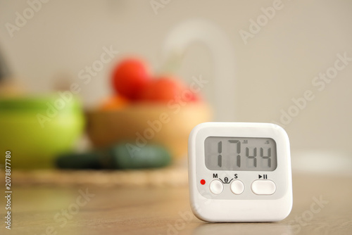 Kitchen timer and vegetable...