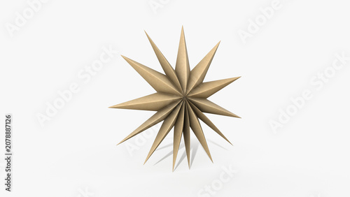 Decor Star 3D Rendering