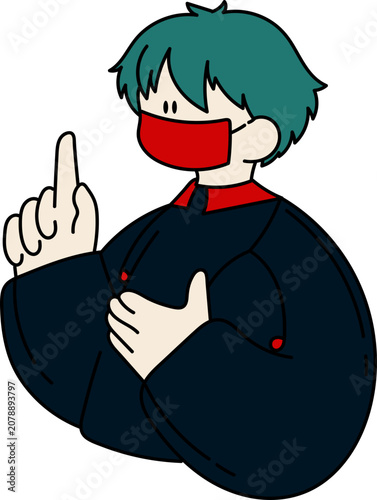 Cartoon Doctor Gesturing Thumbs Up in Medical Clinic Vector Illustration