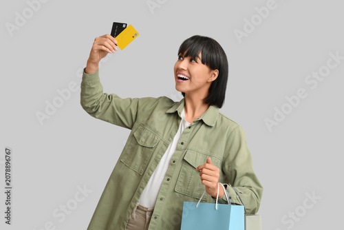 Beautiful young woman with ...