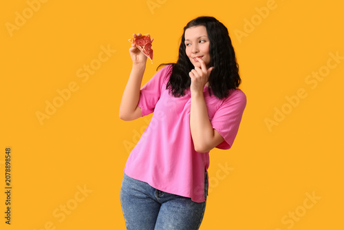 Beautiful young woman with ...