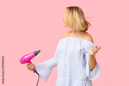 Beautiful young woman with ...