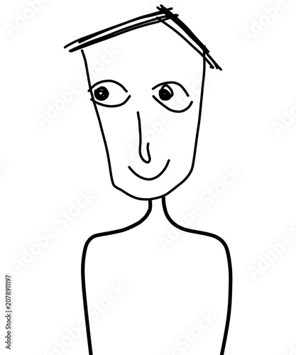 young man thinking about something
