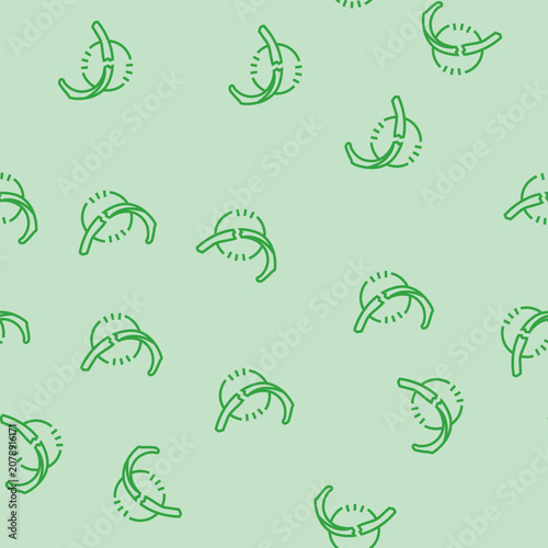 Bild auf Leinwand fractured rib fracture injury vector line seamless pattern fractured rib fractur