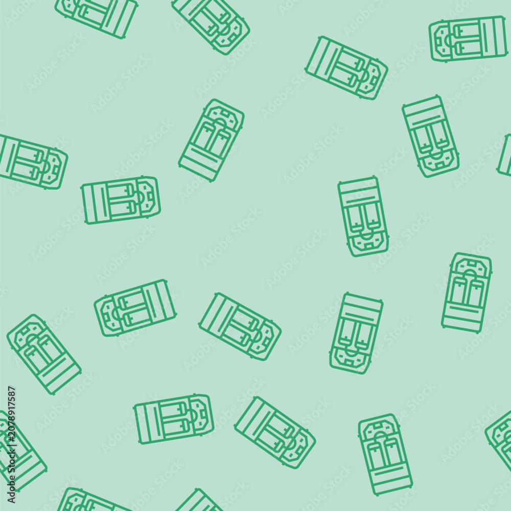 Fototapeta premium suction device surgeon vector line seamless pattern suction device surgeon sign illustration