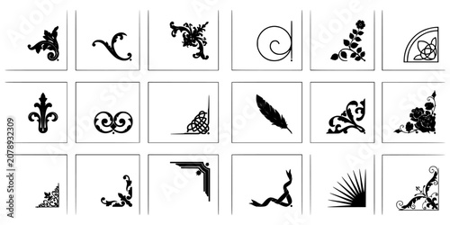 Φωτογραφία Decorative Designs Featuring Intricate Black and White Patterns and Motifs Featu
