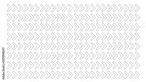 Photos Complex repeating pattern of small outline arrowhead chevron symbols with naviga