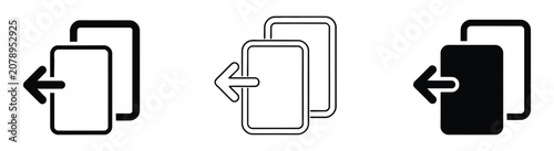 Vászonkép File transfer icon
