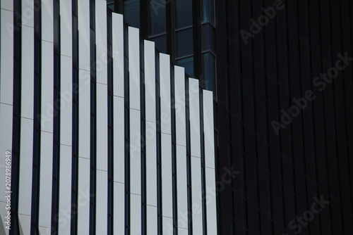 Cuadro en lienzo Building, parallel structure, minimalist