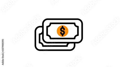 Money Animated Video Icon