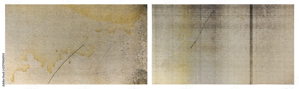 Fototapeta premium Vintage crosshatch line texture bundle. Old print engraving line texture collection. Beige halftone texture pack for posters and typography design.