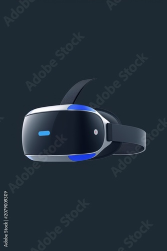 Modern virtual reality headset for gaming and simulation