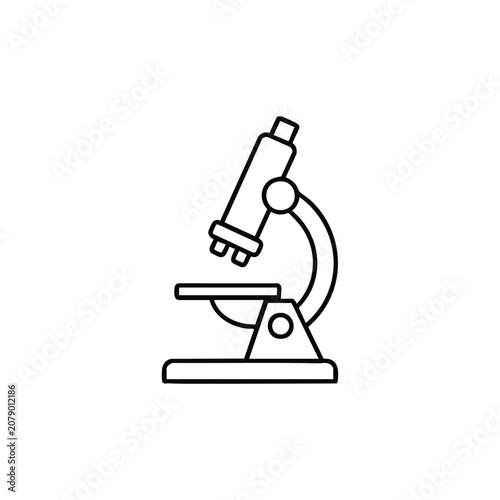 Medical microscope medical microscope medicaments black and white vector icon