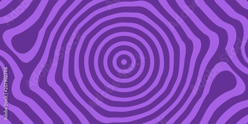 Canvastavla Purple spiral pattern with concentric and undulating lines