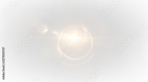 Fotografie Bright sunbeam explosion with radiant glow and flare PNG