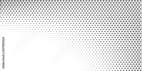 Fading stars shape gradient pattern. Abstract sparkles gradation background. Back and white spark halftone wallpaper for graphic design, poster, medical banner. Vector transition patern bg