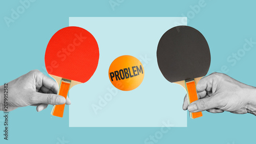 Passing Responsibility Instead of Solving Problems, Business Accountability Concept, Blame Shifting Between Colleagues, Workplace Conflict, Decision Avoidance, Passing the Buck