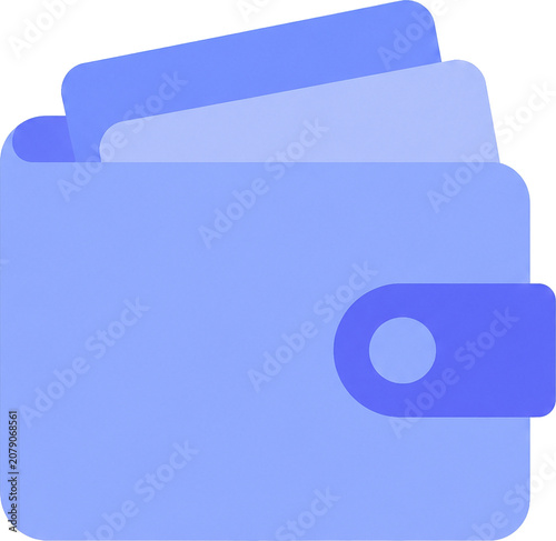 Flat Pastel Financial and Business Icon Clipart Set Isolated on Transparent Background