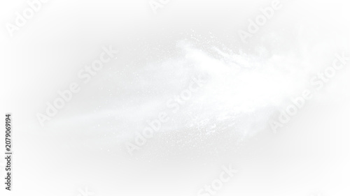 Принти на полотні White powder cloud burst with seasoning flour and dynamic splash