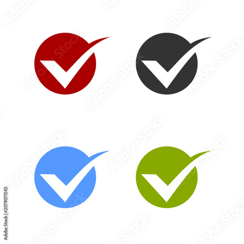 vector check mark icons