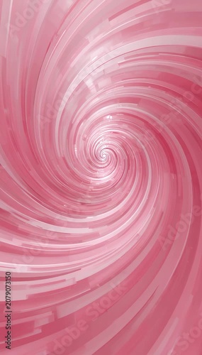 Rotating translucent layers create infinite spiral staircase illusion with elegant cinematic abstract motion depth