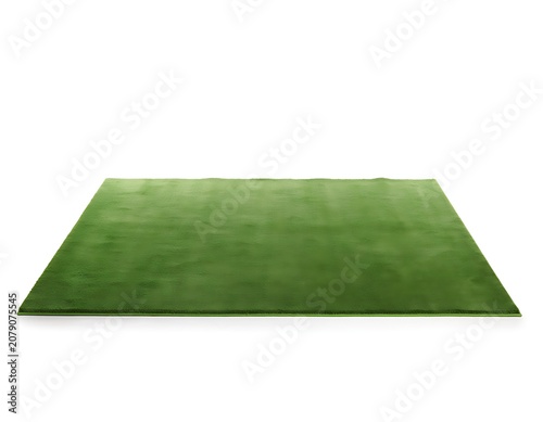 Close-up of a lush green grassy surface texture.