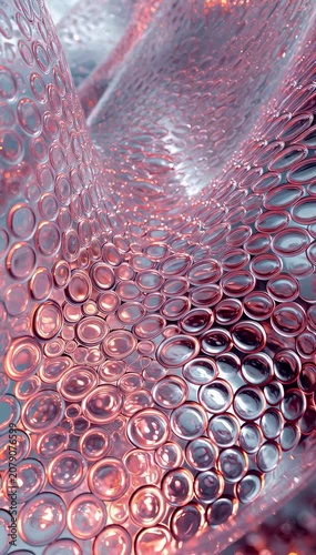Elegant translucent layers create shifting moiré patterns forming smooth seamless abstract optical design visuals