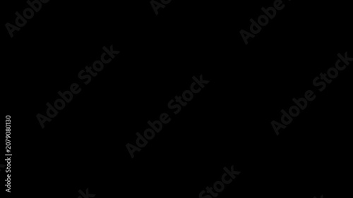 Horizontal neon moving line animation with black background. motion graphic of Horizontal neon line concept.