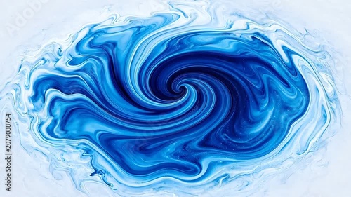 Blue swirling liquid pattern