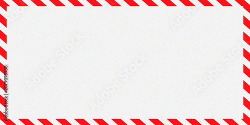 Bild auf Leinwand Vintage airmail style vector background with red stripes border frame and copy s