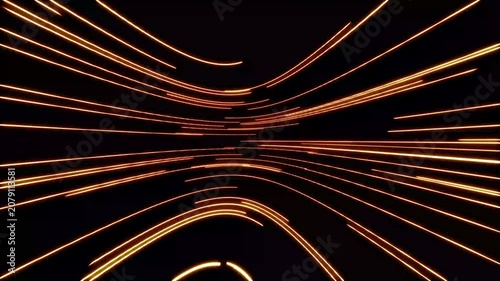 Neon speed line animation, glowing neon lights streaming across the screen, abstract glowing neon lights blinking lines moving animation, colorful neon line moving on black background. 4k video