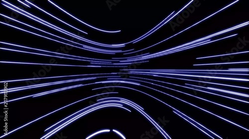 Abstract glowing neon lights blinking lines moving animation, neon speed line animation, glowing neon lights streaming across the screen, colorful neon line moving on black background. 4k video