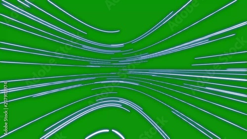 Abstract glowing neon lights blinking lines moving animation, neon speed line animation, glowing neon lights streaming across the screen, colorful neon line moving on green background. 4k video