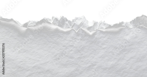 Obraz na płótnie White wrinkle paper overlay with soft folded texture
