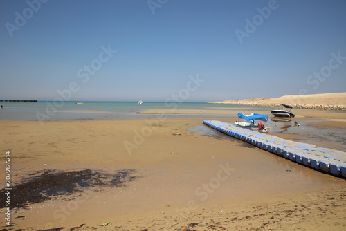 Tide of the Red Sea Beach